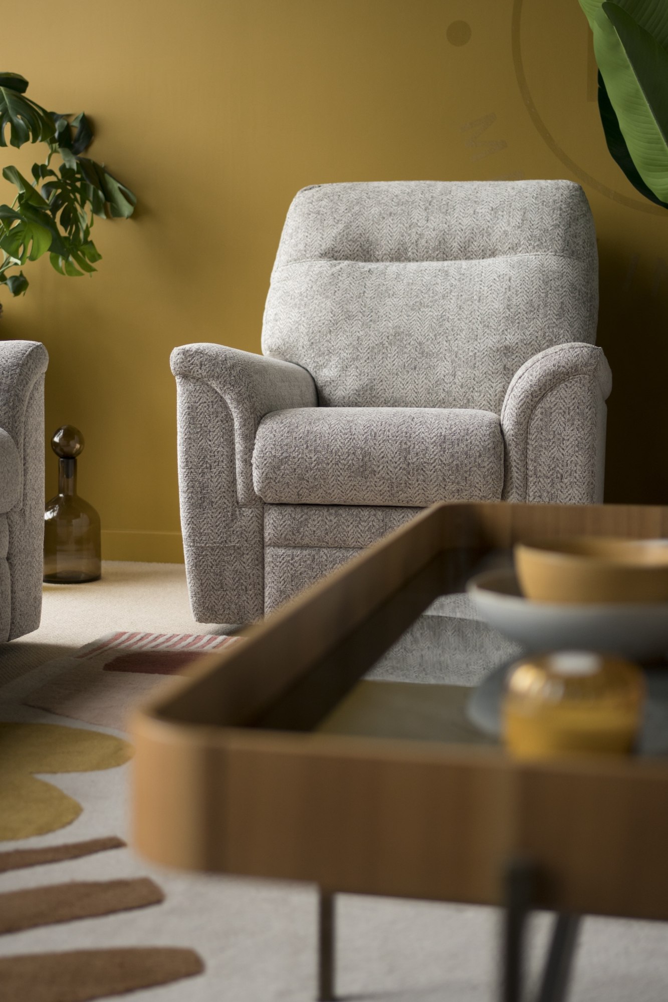 Parker Knoll Hudson Armchair Rise and Recliner Material Things