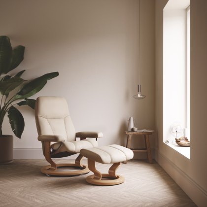 Stressless Consul Chair with footstool