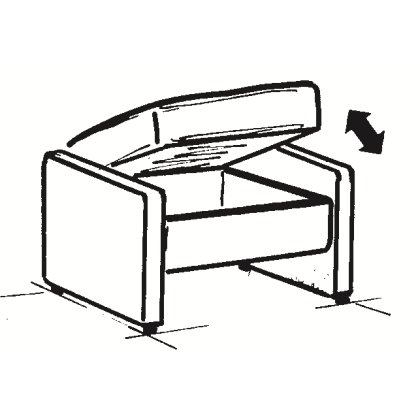 Himolla Chester 4247 Adjustable Storage Footstool