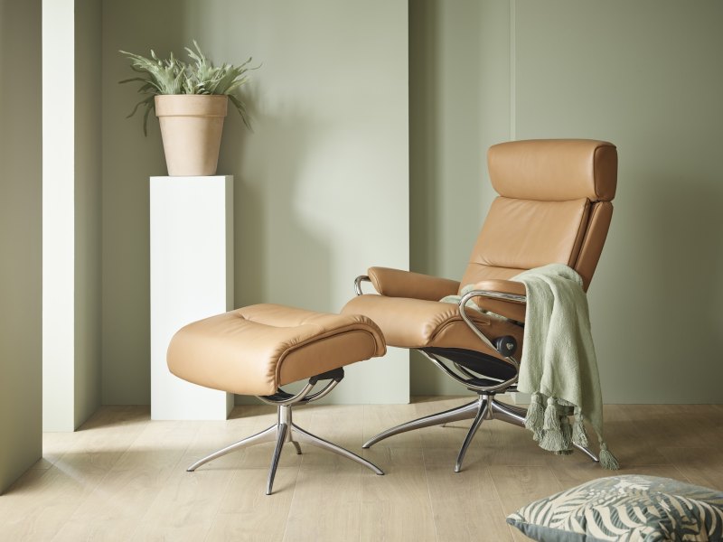 Stressless Tokyo Chair with footstool Material Things