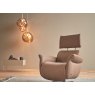 Himolla Cleo 8980 Chair with stainless steel ring base Himolla Cleo 8980 Chair with stainless steel ring base