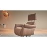 Himolla Cleo 8980 Chair with stainless steel ring base Himolla Cleo 8980 Chair with stainless steel ring base