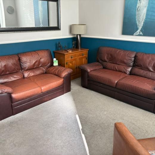 Wow, what a transformation! 2 leather... 