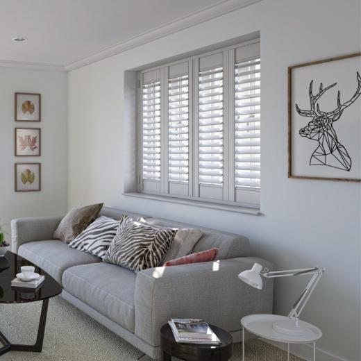 Bonded hardwood shutters give you... 